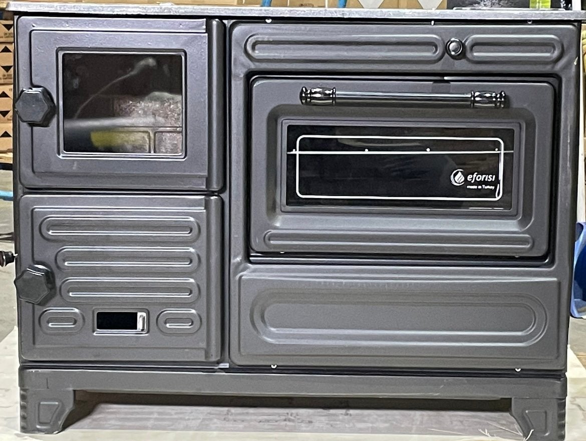 Houtkachel - fornuis met oven - NIEUW in doos kuzineli soba, Ophalen of Verzenden, Vrijstaand, Hout, Nieuw