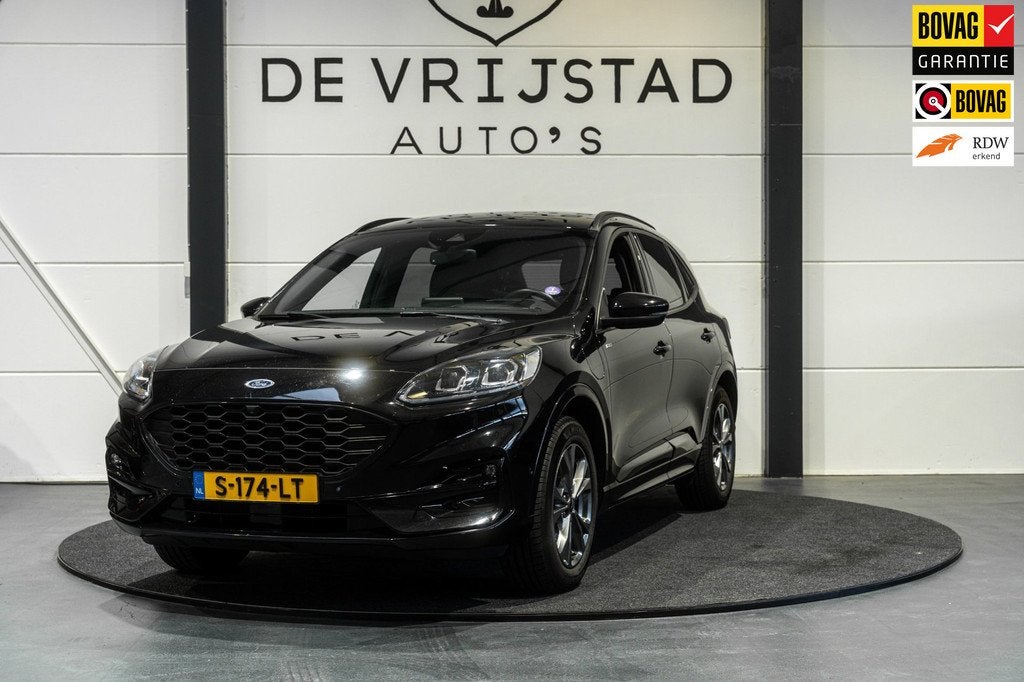 Ford Kuga 2.5 PHEV ST-Line B&O Head up!, Auto's, Ford, 14 kWh, Gebruikt, 4 cilinders, Zwart