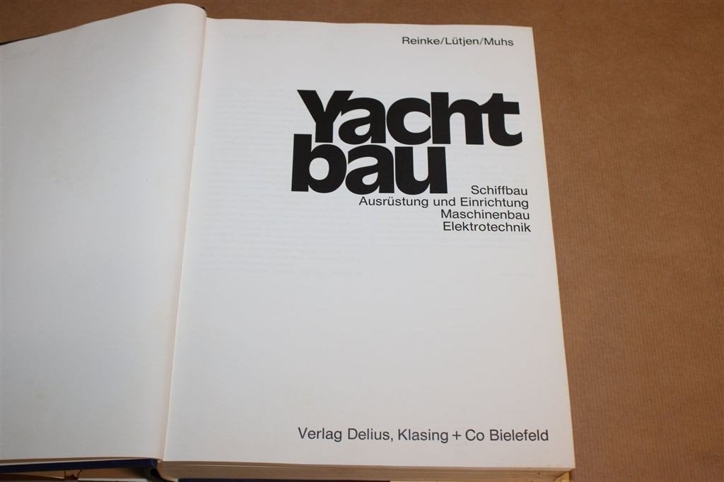 Yachtbau — Compleet Handboek voor Scheepsbouw en Techniek, Gebruikt, -, -, Ophalen of Verzenden