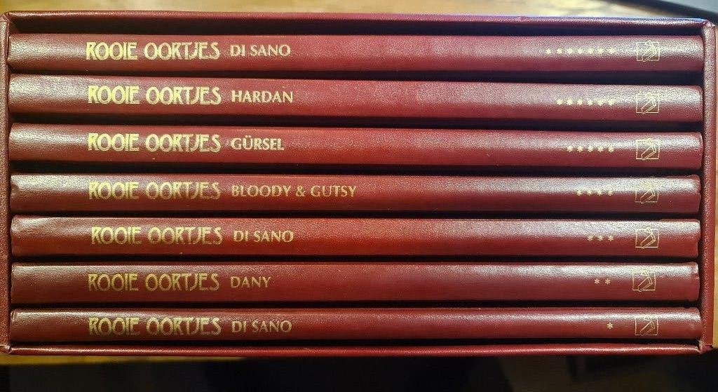 Rooie Oortjes Box HC deel 1 /m 7 nieuw 1998-1999, Boeken, Complete serie of reeks, Nieuw, Diverse auteurs, Ophalen of Verzenden