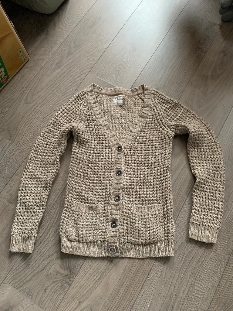 clockhouse gehaakt vest maat XS(nr.7 DM1), Kleding | Dames, Truien en Vesten, Beige, Ophalen of Verzenden, Clockhouse, Maat 34 (XS) of kleiner