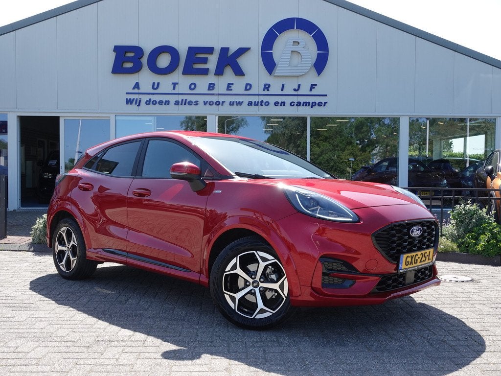 Ford Puma 1.0 EcoBoost Hybrid 125PK ST-Line LED | NAVI | ECC, Euro 6, Origineel Nederlands, Hybride Elektrisch/Benzine, 3 cilinders