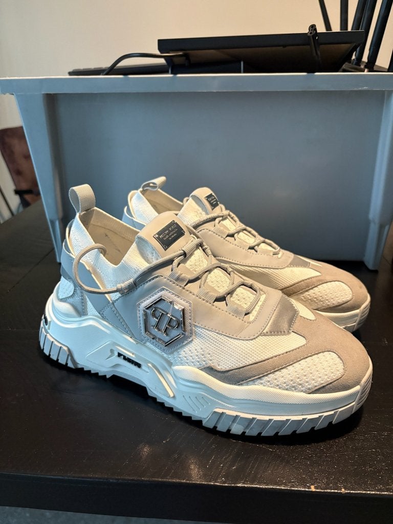 Philipp Plein Predator Sneakers maat 42, Zwart, Ophalen of Verzenden, Sneakers of Gympen, Zo goed als nieuw
