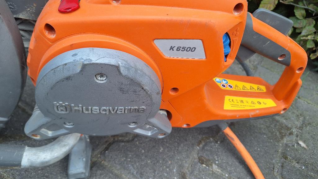 Husqvarna PP65 + K6500 Bandenzaag motorzaagmachine, Tuin en Terras, Ophalen, ., Zo goed als nieuw, .