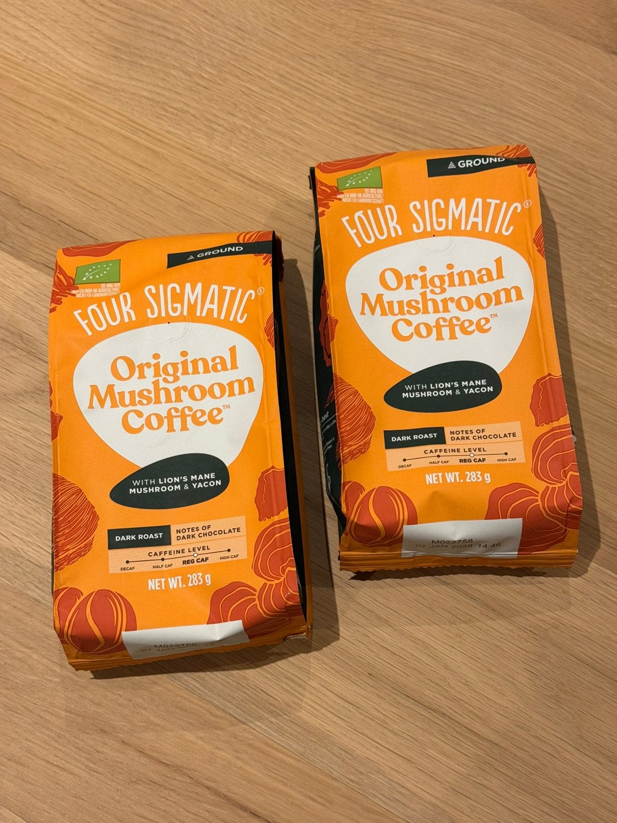 2x Four Sigmatic Think Mushroom Coffee – 283g, Ophalen of Verzenden