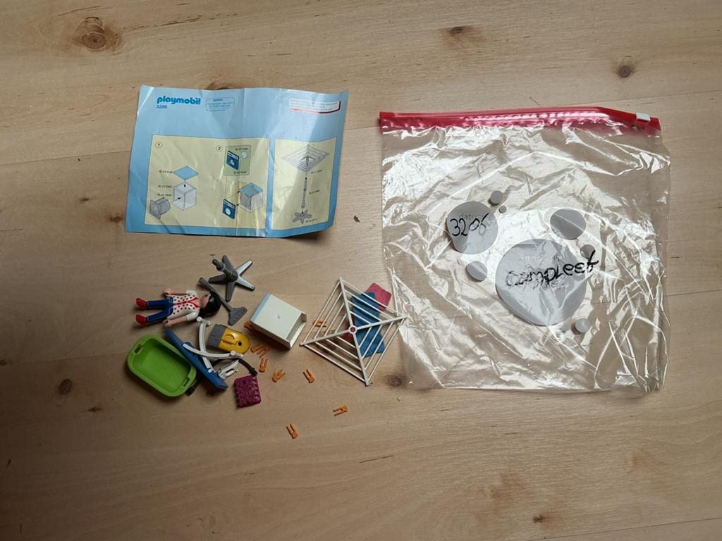 Playmobil - waskamer - wasruimte - nummer 3206, Ophalen of Verzenden, Gebruikt