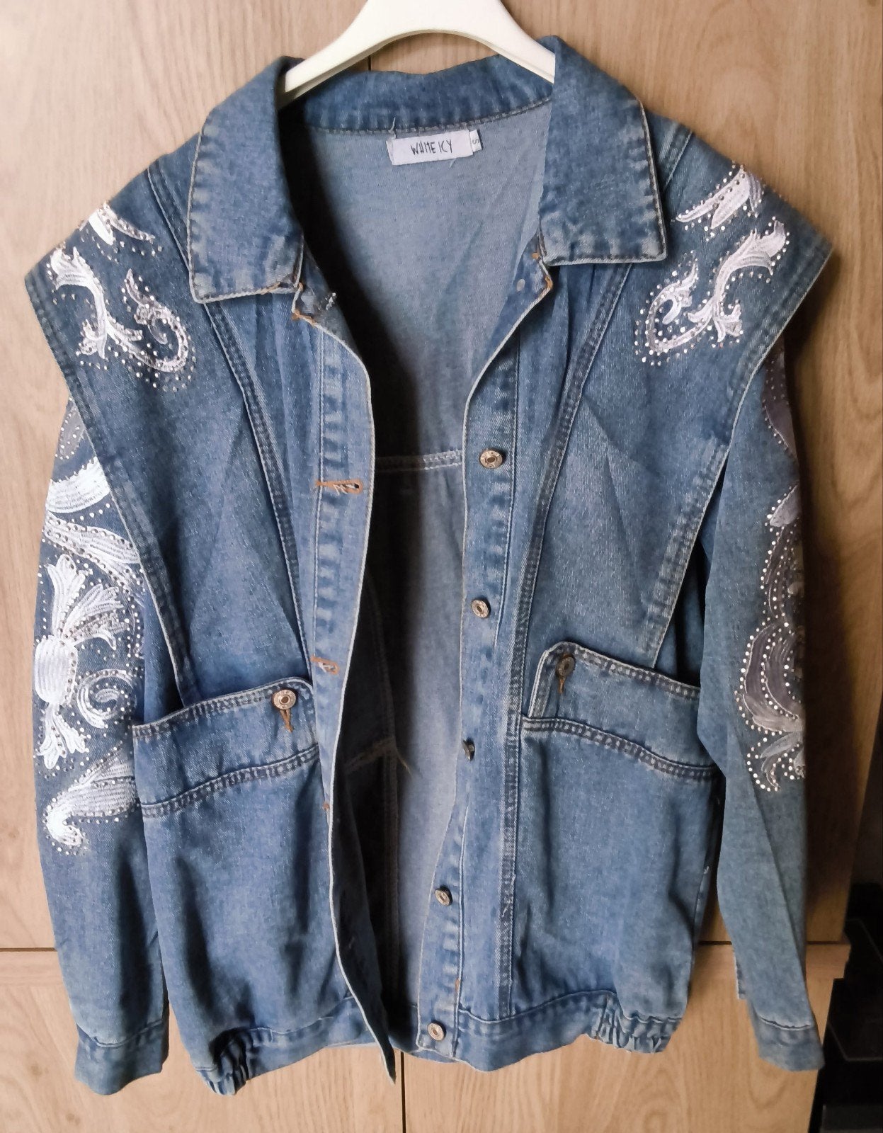 Spijkerjas maat S - Zo goed als nieuw, Ophalen of Verzenden, Zo goed als nieuw, Maat 36 (S), Blauw
