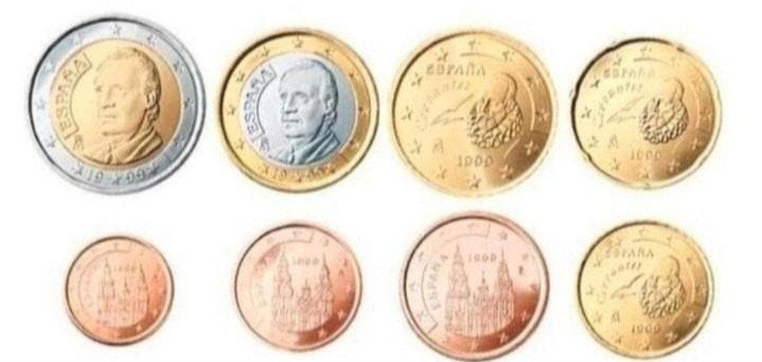 Spanje Losse Munten(1cent t/m 12 euro)(1999 t/m 2024)UNC +BU, Verzenden, Spanje, Losse munt, Zilver