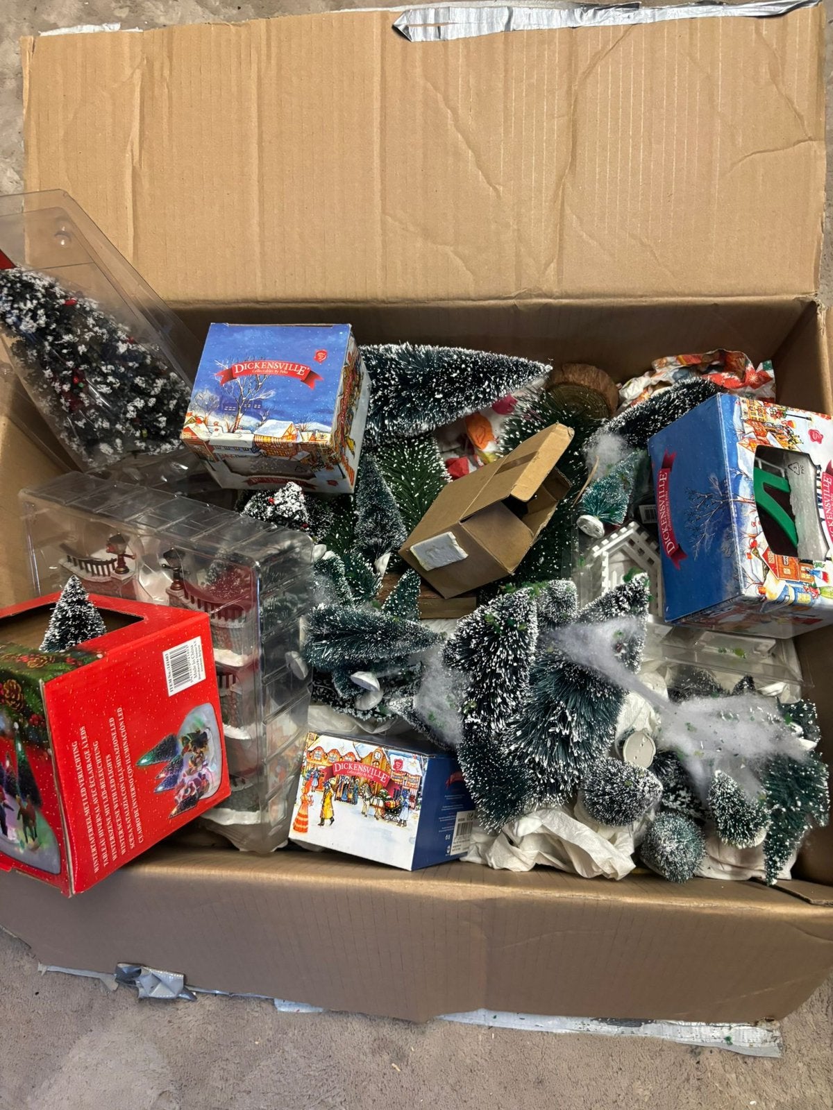 Kerst dorp accessoires, Diversen, Kerst, Ophalen, Zo goed als nieuw