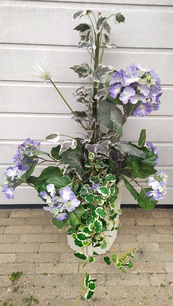 Zijden bloemstuk, Huis en Inrichting, Binnen, Zijde, Ophalen of Verzenden, Inclusief kunstbloemen