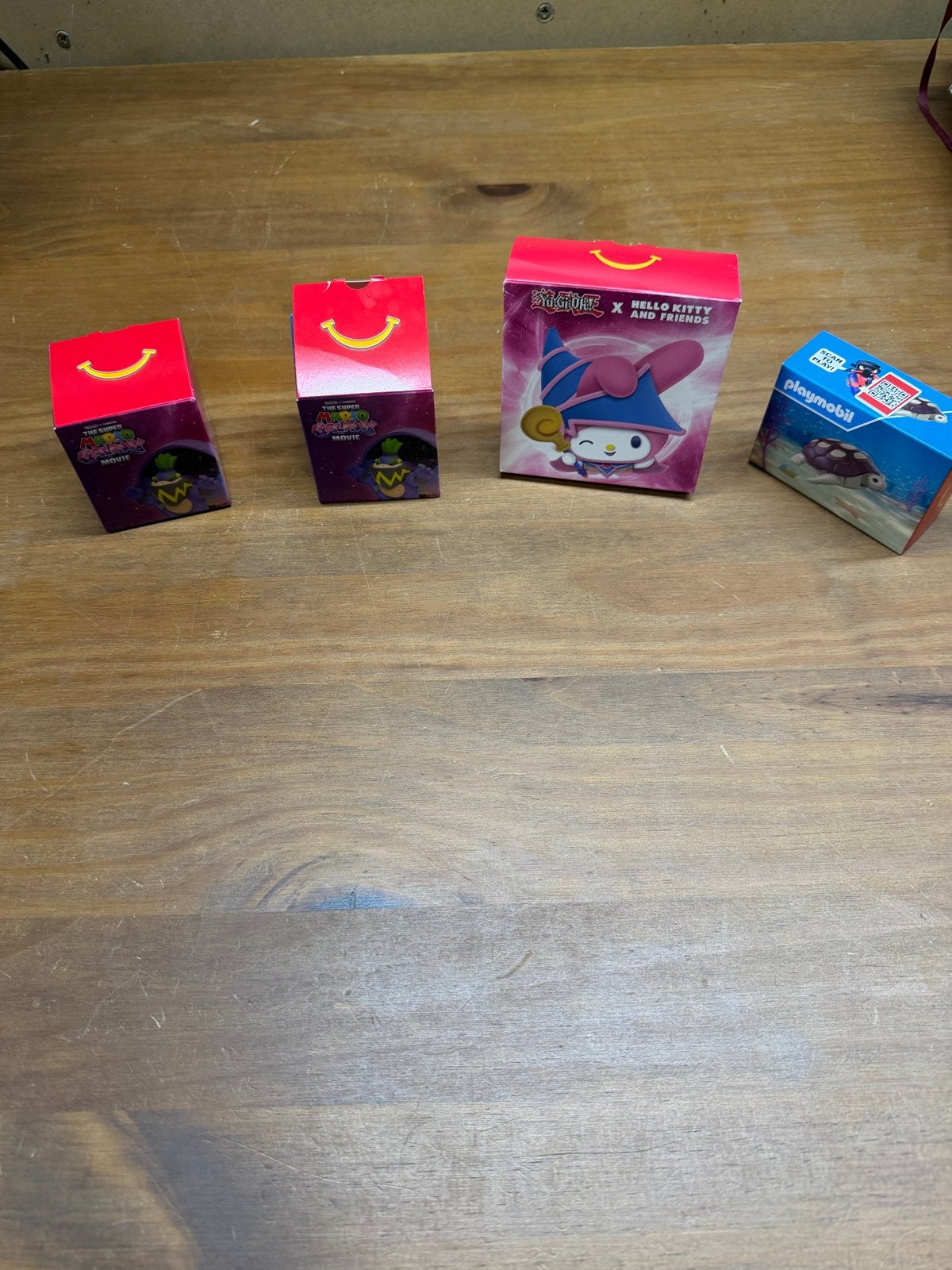 McDonald's Happy Meal Speeltjes Verpakking (4 stuks), Ophalen of Verzenden, Zo goed als nieuw, Verpakking
