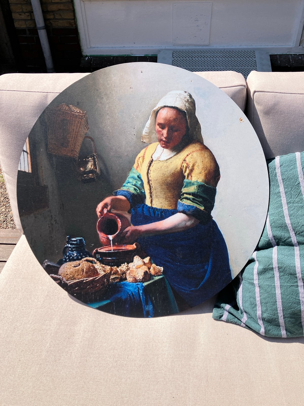De Melkmeid - Johannes Vermeer reproductie, Antiek en Kunst, Kunst | Schilderijen | Klassiek, Portret of Personen, Klassiek, Print