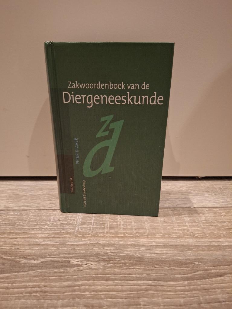Zakwoordenboek der Diergeneeskunde, Boeken, Studieboeken en Cursussen, Ophalen of Verzenden, Beta, Zo goed als nieuw, Niet van toepassing