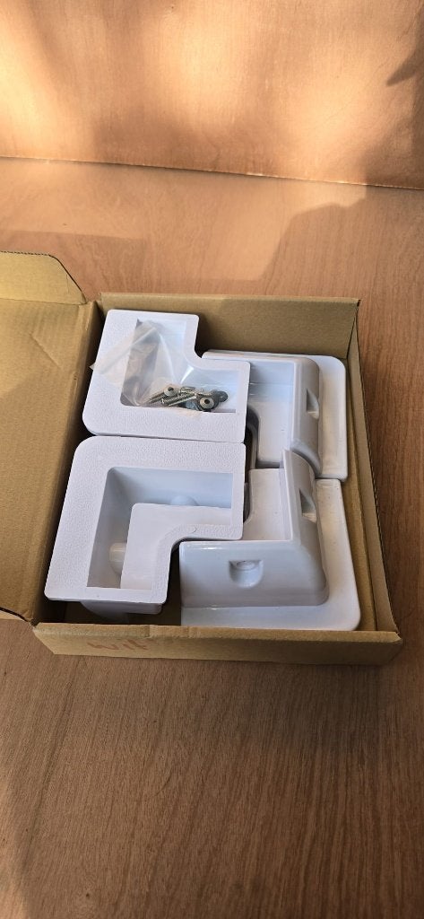Atlas Solar hoeksteunen zonnepaneel – wit – set van 4, Ophalen, Nieuw