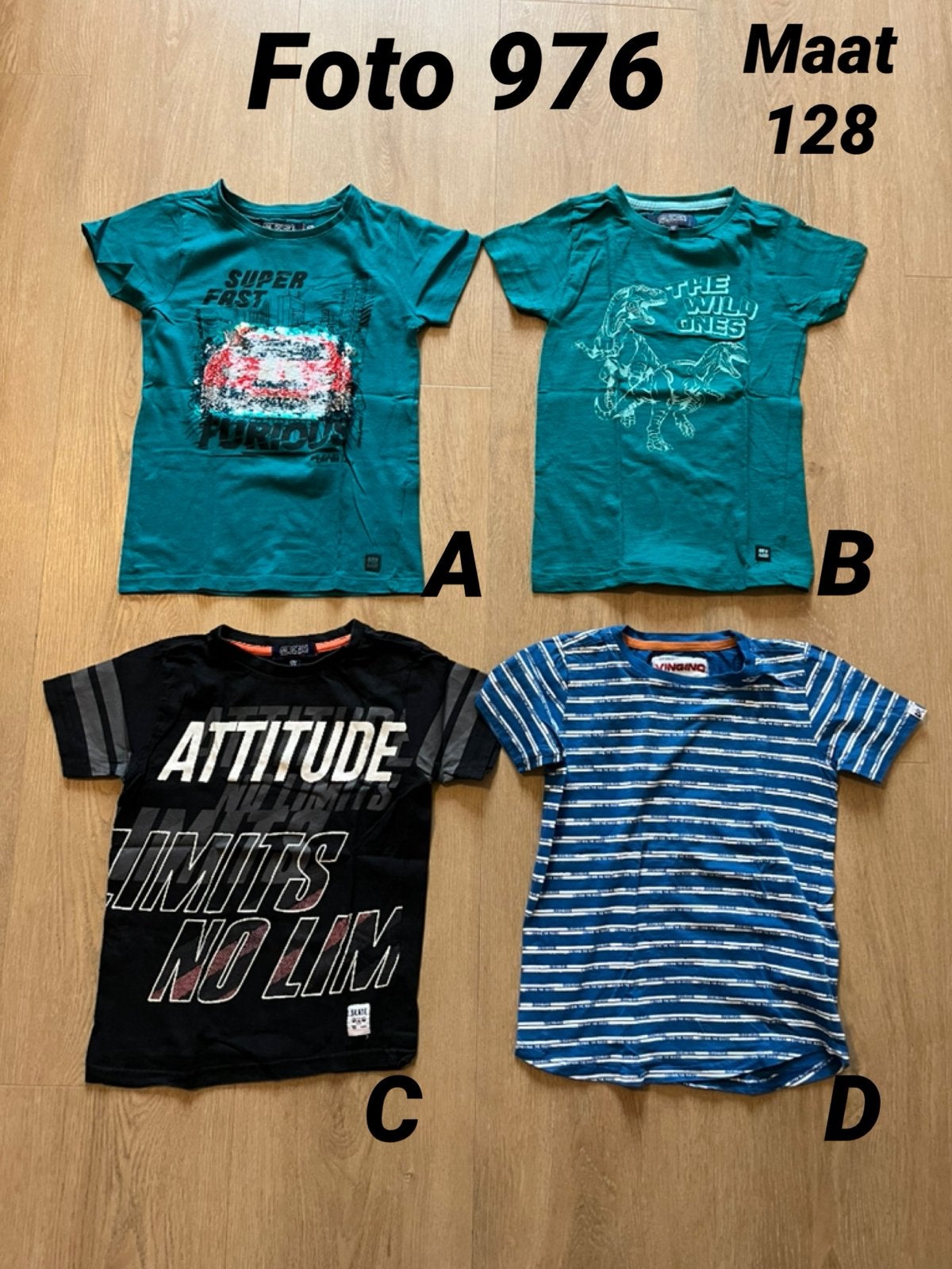 Shirt jongen maat 128 *foto 976*, Kinderen en Baby's, Kinderkleding | Maat 128, Ophalen of Verzenden, Zo goed als nieuw, Jongen
