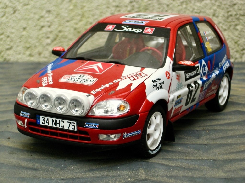 Citroen Saxo VTS Challenge 2000 #62 Loeb Elena Otto 1:18, Ophalen of Verzenden, Nieuw, Auto, OttOMobile