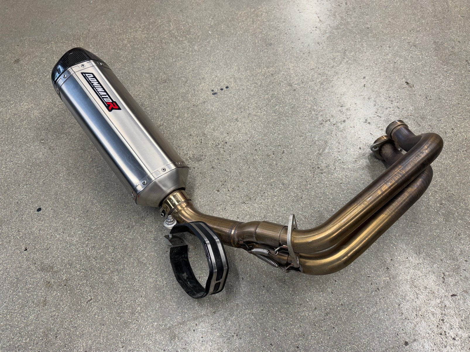Dominator uitlaatsysteem Kawasaki Z650, Motoren, Onderdelen | Kawasaki, Ophalen of Verzenden, Gebruikt