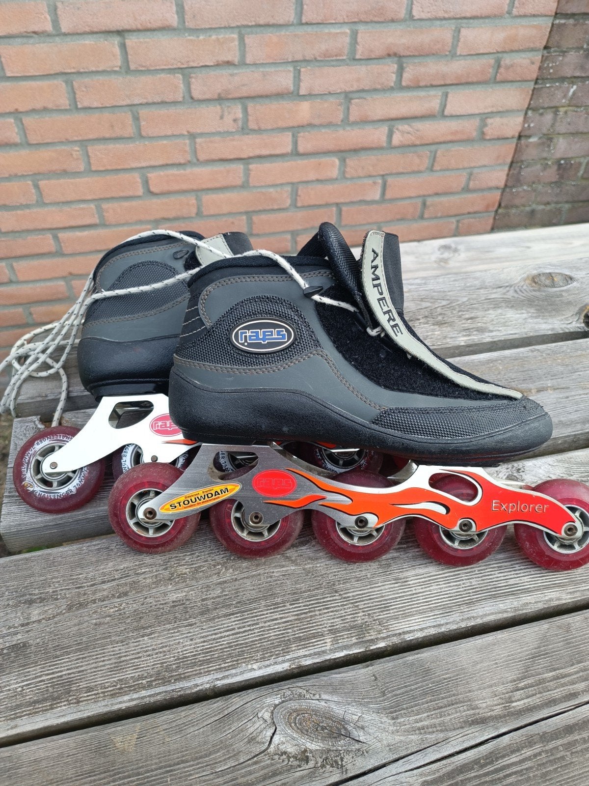 Raps Ampere Explorer inline skates - Maat 43, Gebruikt, Inline skates 5 wielen, Dames, Ophalen