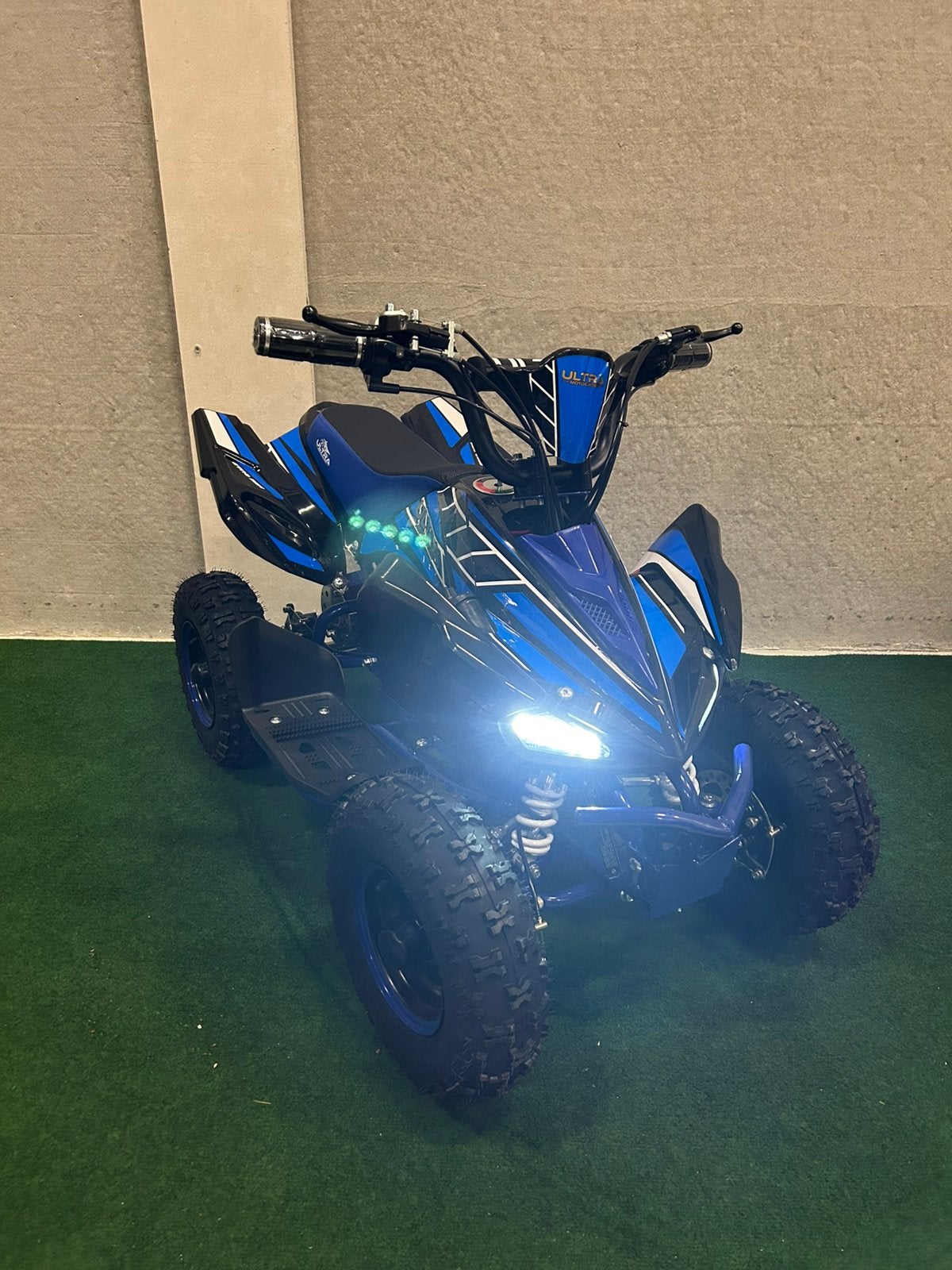Nieuwe Ultra 1000 watt elektrische blauwe mini kinder quad, Ophalen, Nieuw, Ultra, Ultra