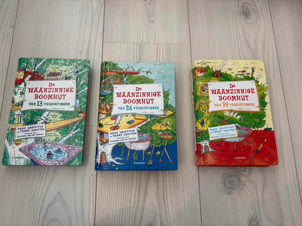 De waanzinnige boomhut deel 1,2 en 3, Boeken, Ophalen of Verzenden, Gelezen