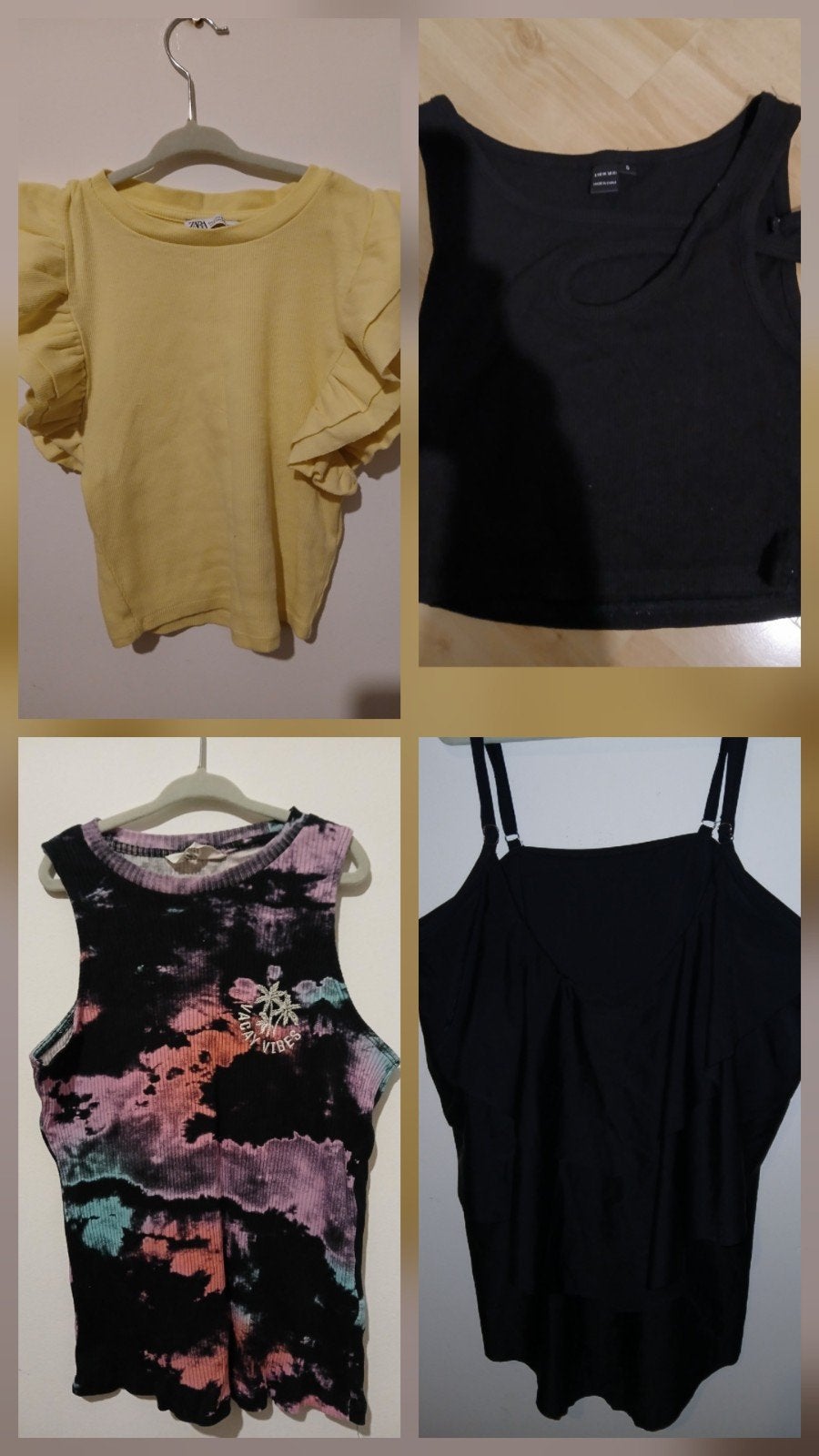 4 topjes/ croptops, Ophalen, Zo goed als nieuw, Maat 36 (S)