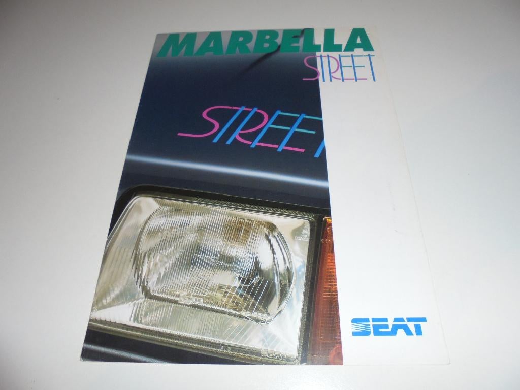 brochure Seat Marbella Street, Ophalen of Verzenden, Nieuw, Overige merken