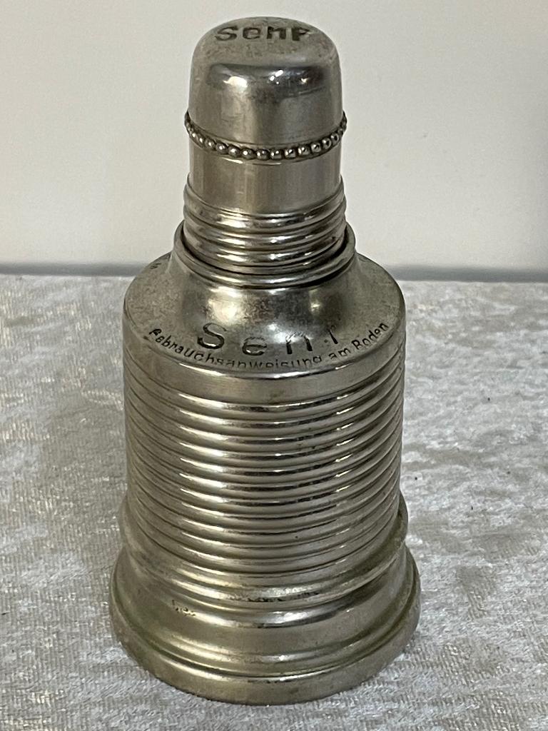 Antiek Metalen Mosterdpotje Mostrix DRGM, Ophalen of Verzenden