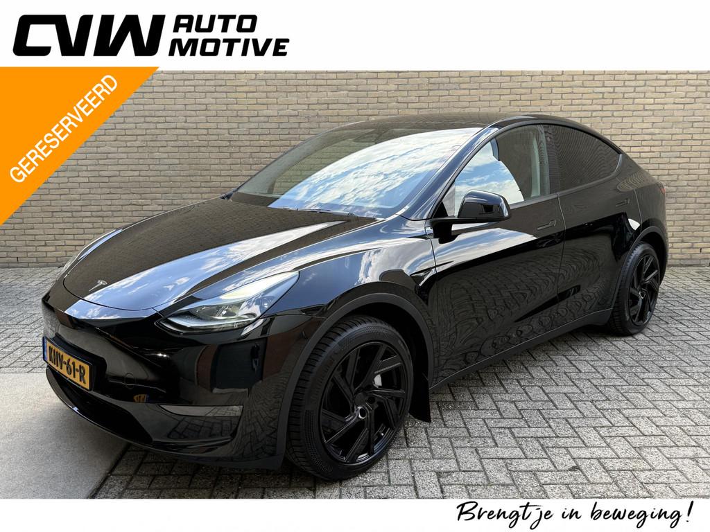 Tesla Model Y Long Range 75 kWh AWD | Lederen bekleding | Tr, Automaat, Gebruikt, Zwart, Leder