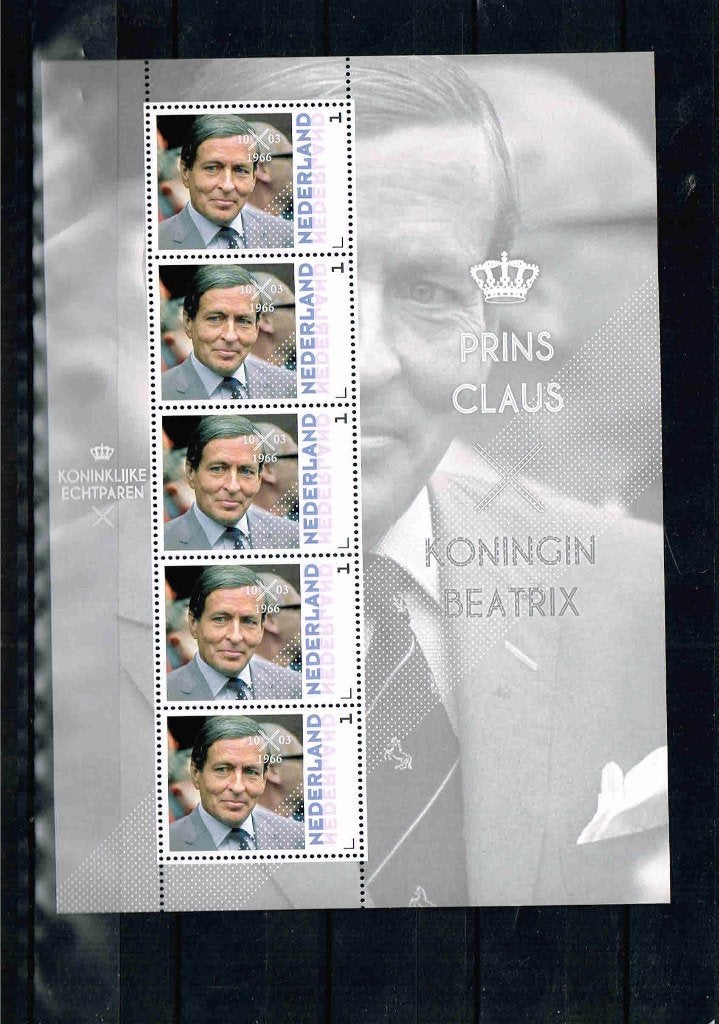 Prins Claus vel 5 persoonlijke zegels 1 / 15.7, Postzegels en Munten, Ophalen of Verzenden, Na 1940, Postfris