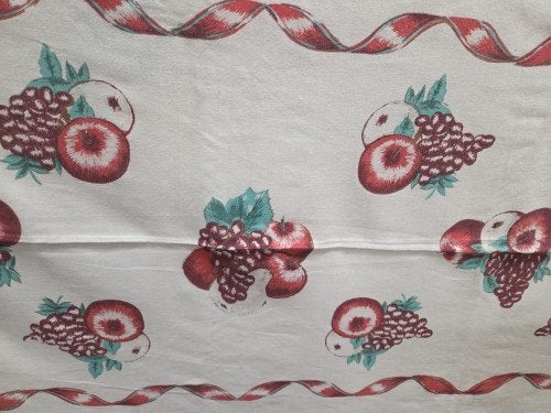 tafelkkleed fruit vintage 140 x 250 cm, Ophalen of Verzenden, 'T Olde Gre-j, Info@toldegrej.nl, Endepoelstraat 20f Didam