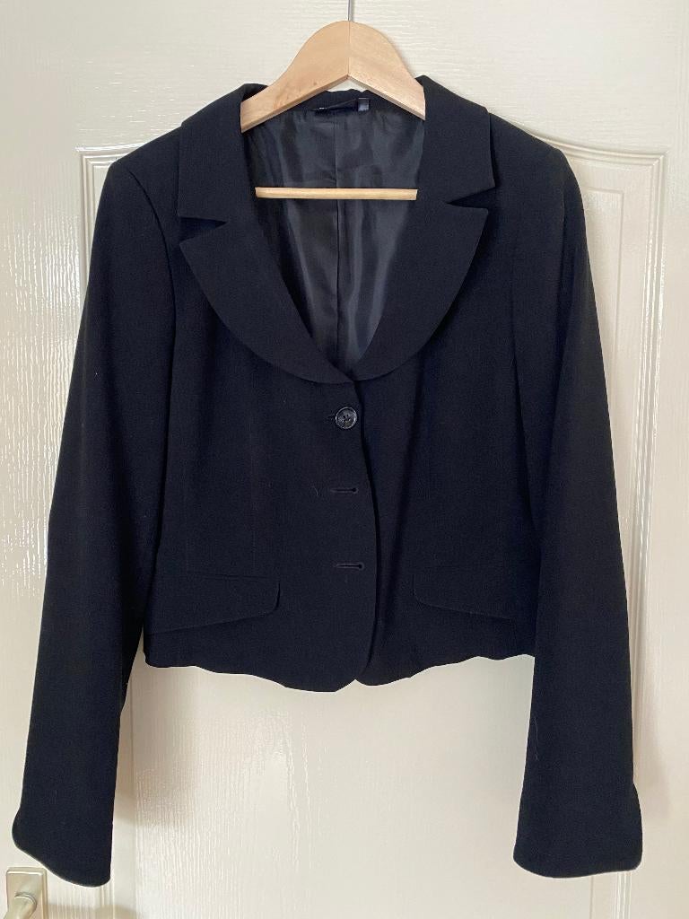 Mooi zwart jasje., Kleding | Dames, Maat 38/40 (M), Uptown woman, Zwart, Ophalen of Verzenden