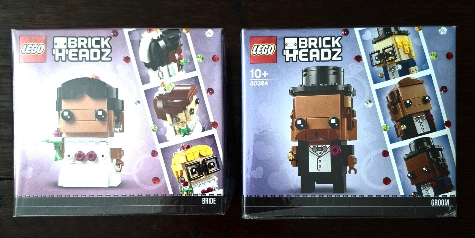 LEGO BrickHeadz Bruid & Bruidegom (40383 & 40384) Nieuw, Ophalen of Verzenden