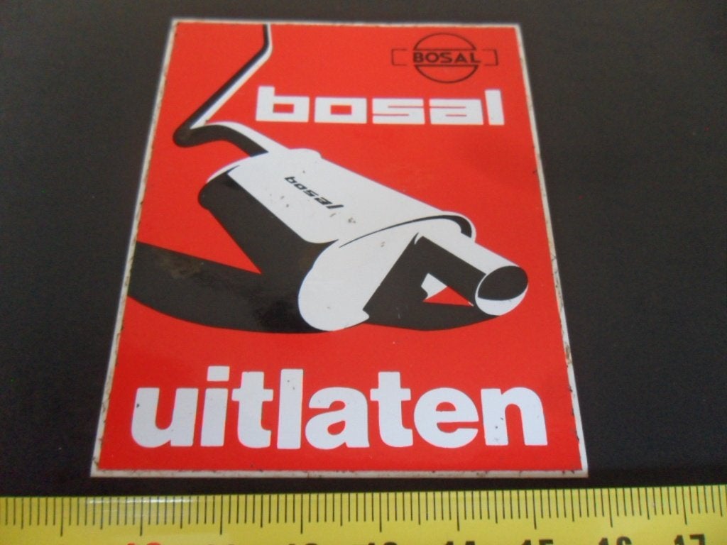 sticker BOSAL uitlaten  AX068 *, Verzamelen, Ophalen of Verzenden, Zo goed als nieuw