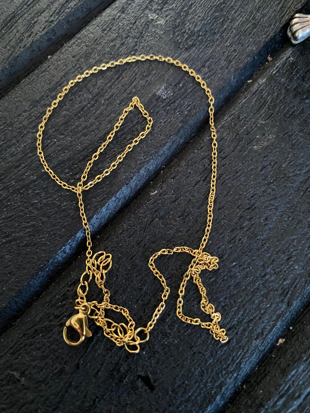 Fijn misschien gouden of double ketting, Sieraden, Tassen en Uiterlijk, Verzenden, Zo goed als nieuw, Goud