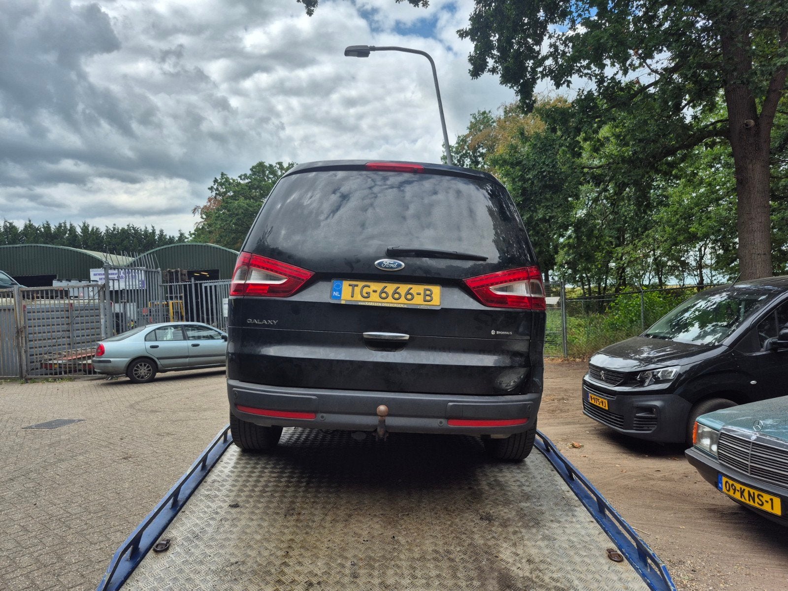 Ford Galaxy 2.0 Stci 149KW Powershift 2010  Bak Kapot !, Auto's, 1976 cc, Beige, 4 cilinders, 7 stoelen