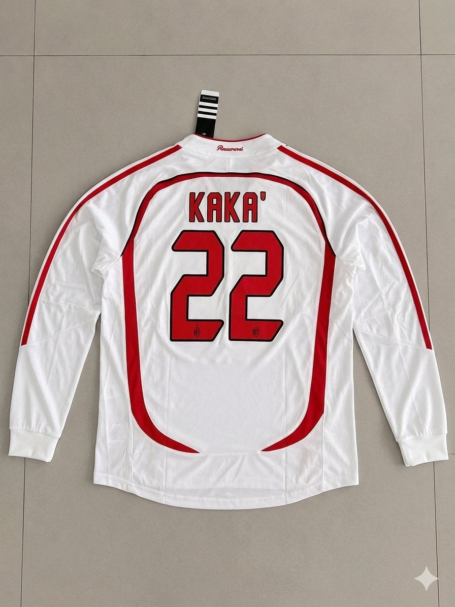 AC Milan Thuisshirt 2007 Champions League Finale Kaka 22, Wit, Ophalen of Verzenden, Voetbal, Maat 56/58 (XL)