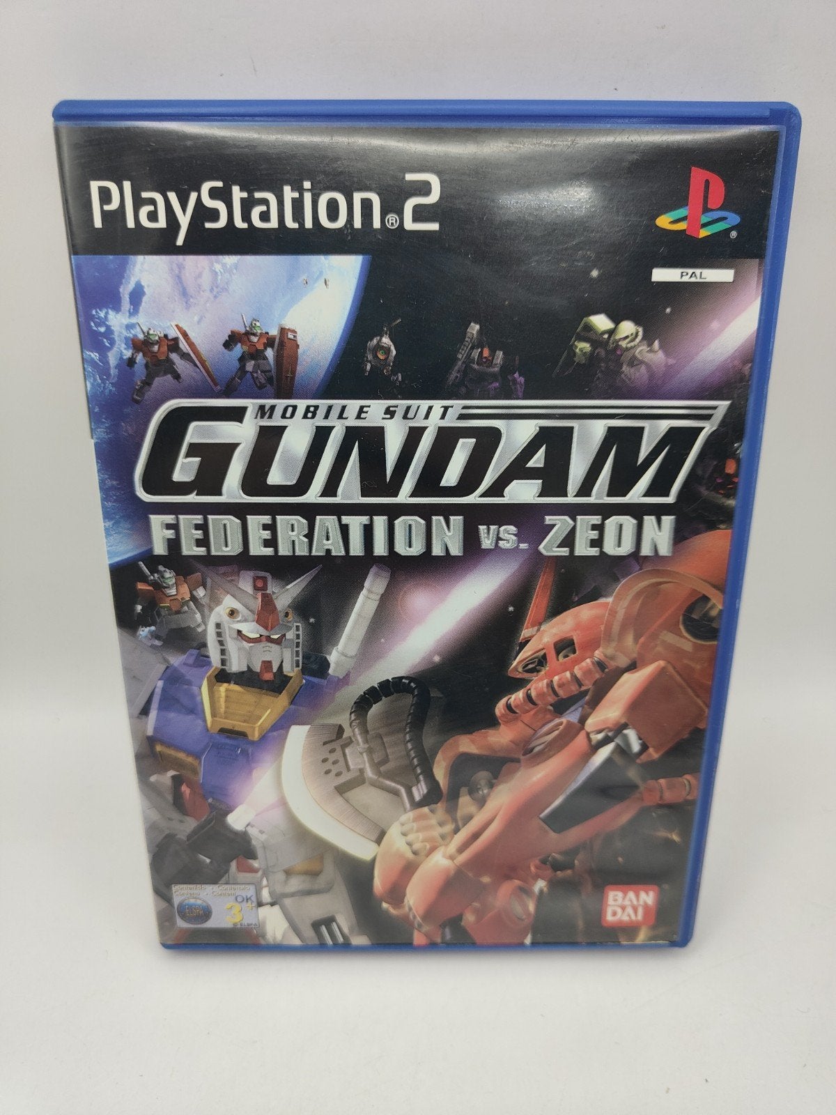 Mobile Suit Gundam: Federation vs. Zeon PS2, Spelcomputers en Games, Vechten, 2 spelers, Ophalen of Verzenden, Zo goed als nieuw