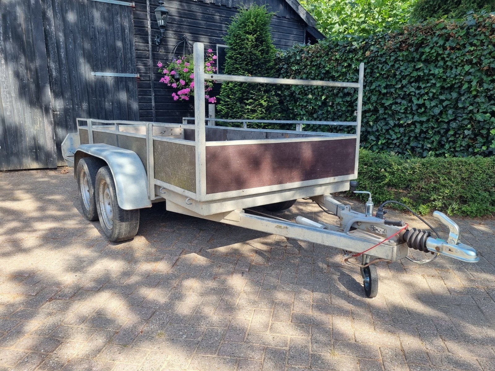 tandemasser 2 tons geremd direkt inzetbaar, Auto diversen, Aanhangers en Bagagewagens, Ophalen, Gebruikt