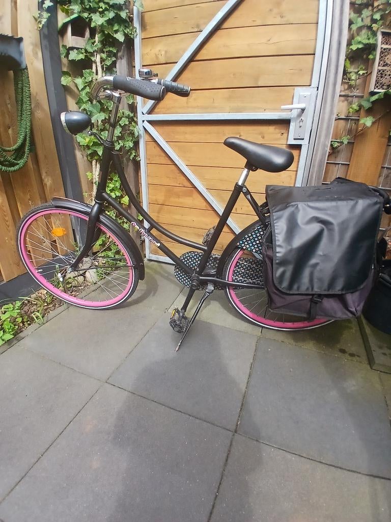 meisjesfiets 26 inch, goede staat, werkende verlichting etc, Terugtraprem, Gebruikt, Overige merken, Ophalen