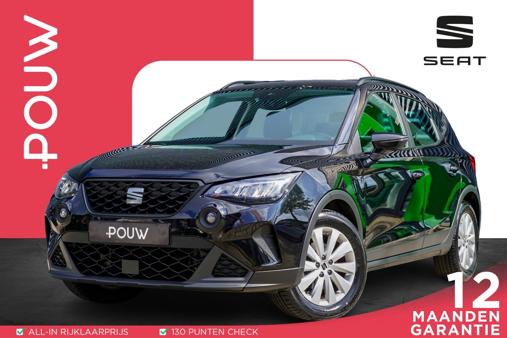 SEAT Arona 1.0 TSI 95pk Style | Parkeersensoren achter | Cru