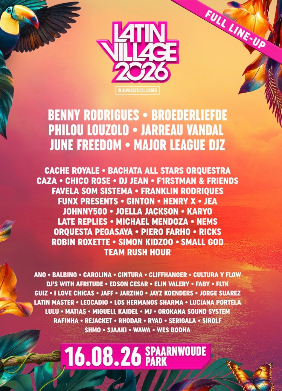 2 tickets voor latin village - 16 augustus 2026, Twee personen