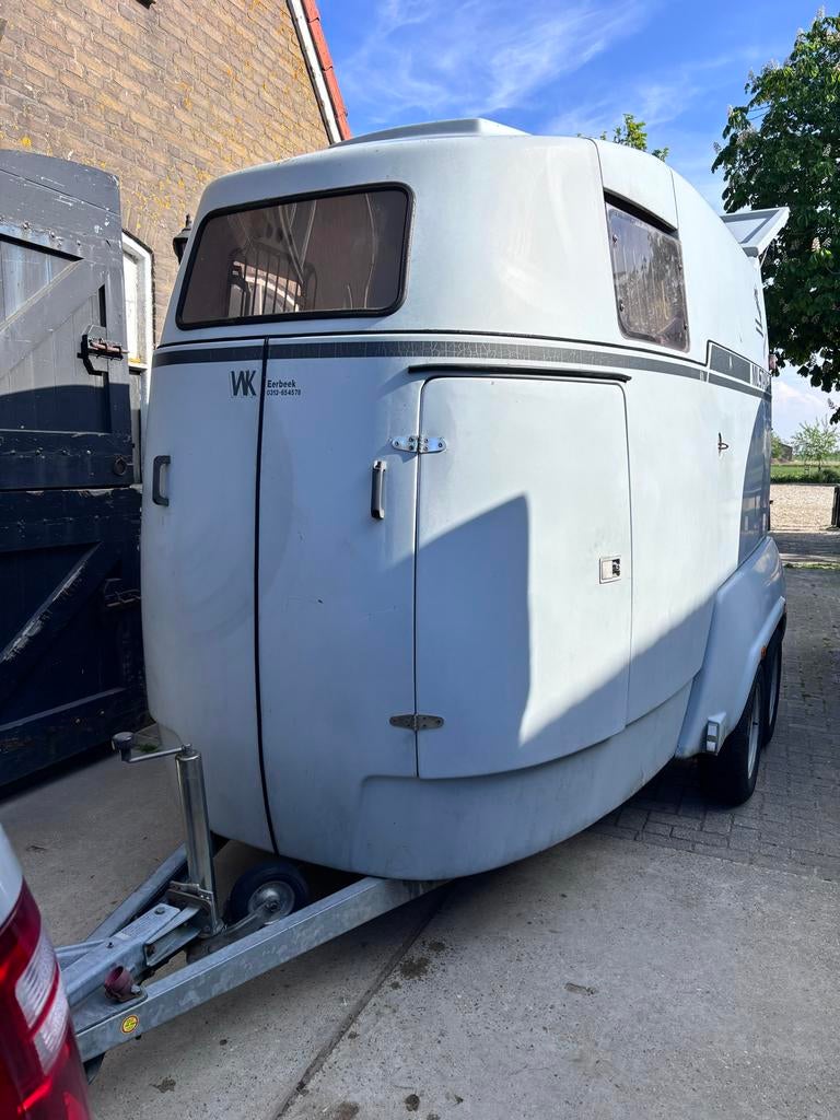 Mustang Paardentrailer - Goede staat, Dieren en Toebehoren, Paarden en Pony's | Trailers en Aanhangwagens, Ophalen, Gebruikt, Polyester