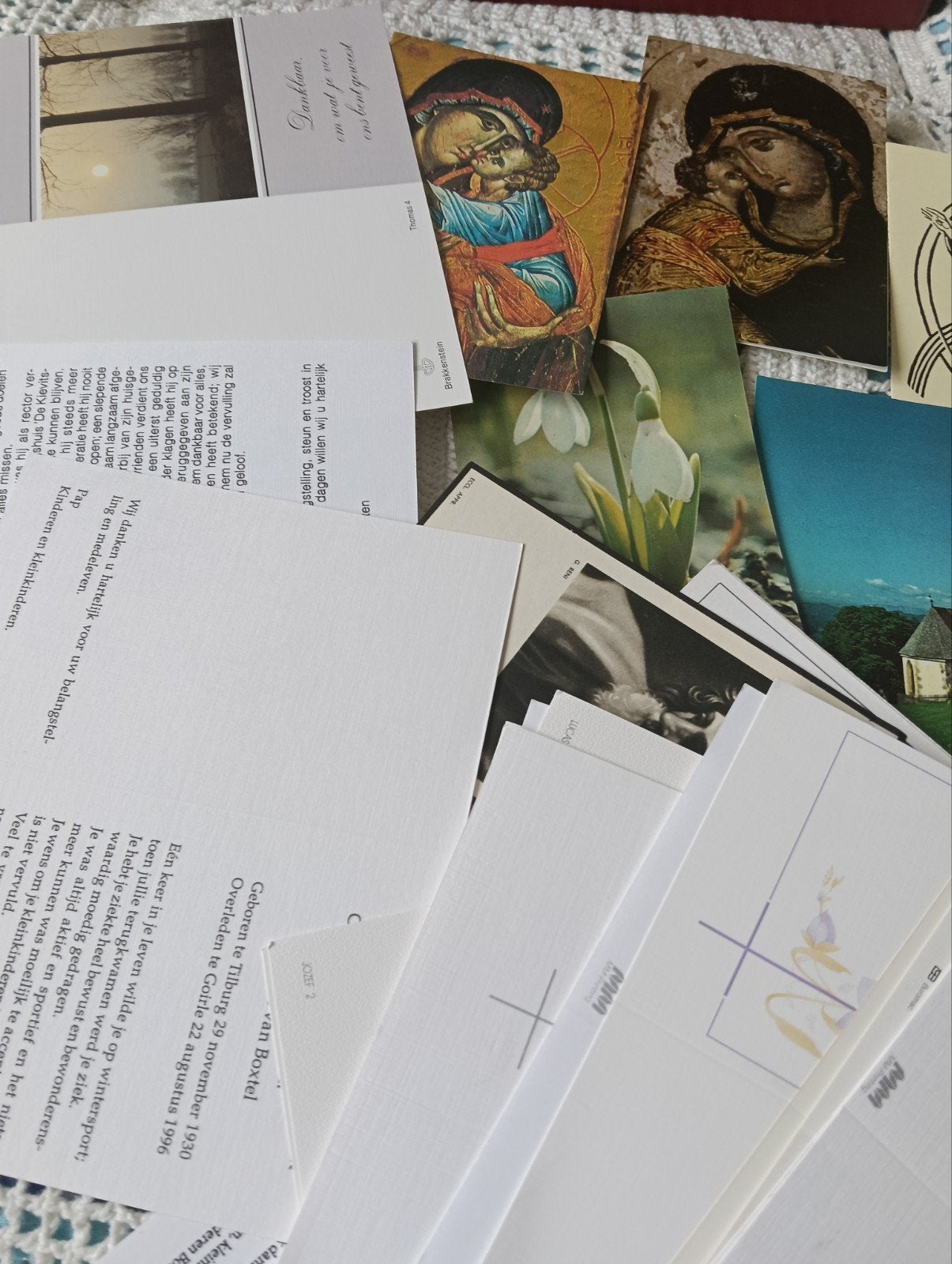Collectie bidprentjes en religieuze kaarten, Ophalen of Verzenden