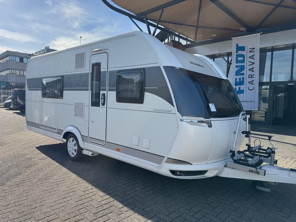 Hobby Excellent 540 WFU 2023 Mover LUIFEL OF TENT, Fietsenrek, Standaardzit, Bedrijf, 6 tot 7 meter