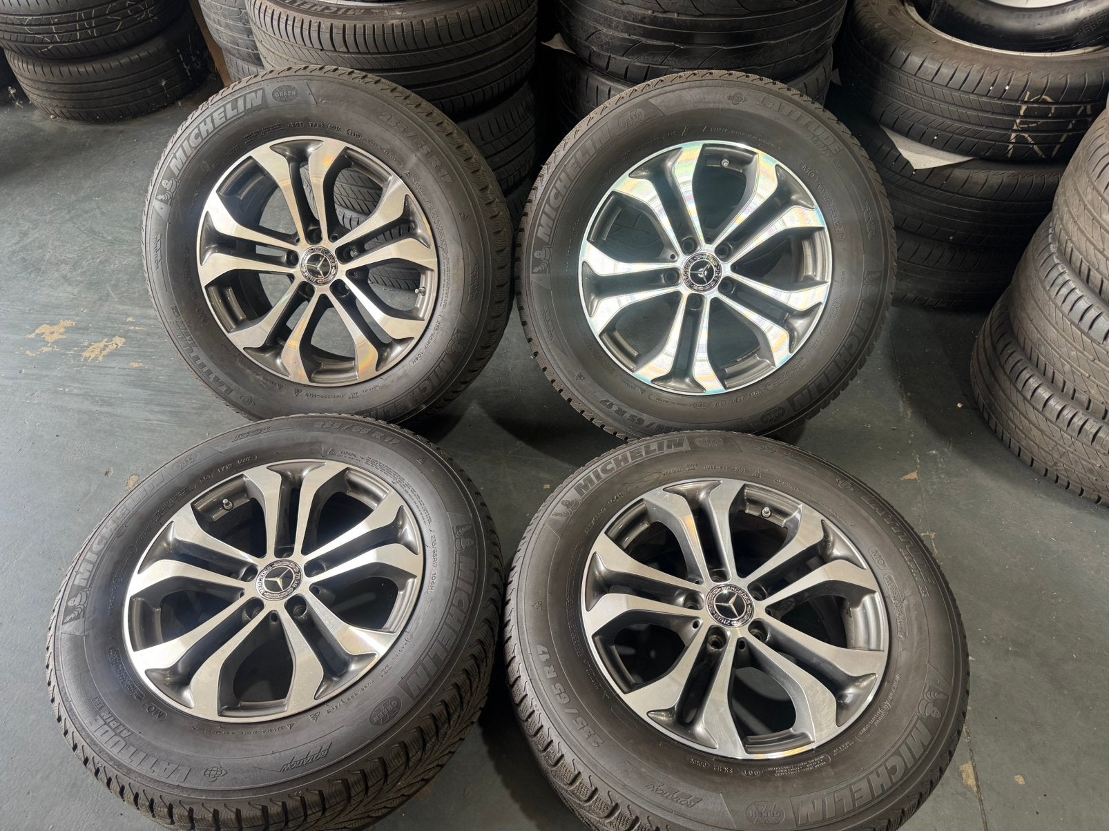 17” Originele Mercedes GLC Velgen met Winterbanden 235/65/17, 19 inch, Banden en Velgen, Nieuw, Ophalen of Verzenden