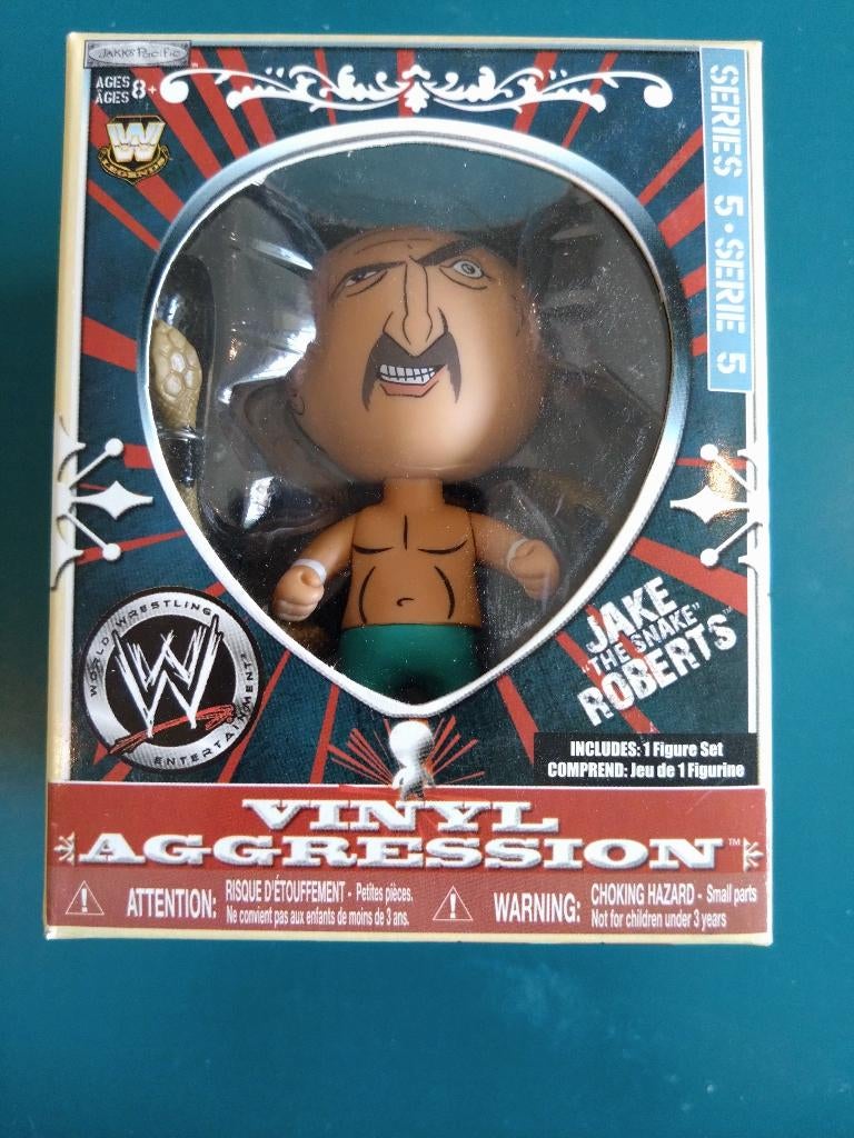 Classic WWE WWF Wrestling Jakks Vinyl figure Jake Roberts, Ophalen, Nieuw