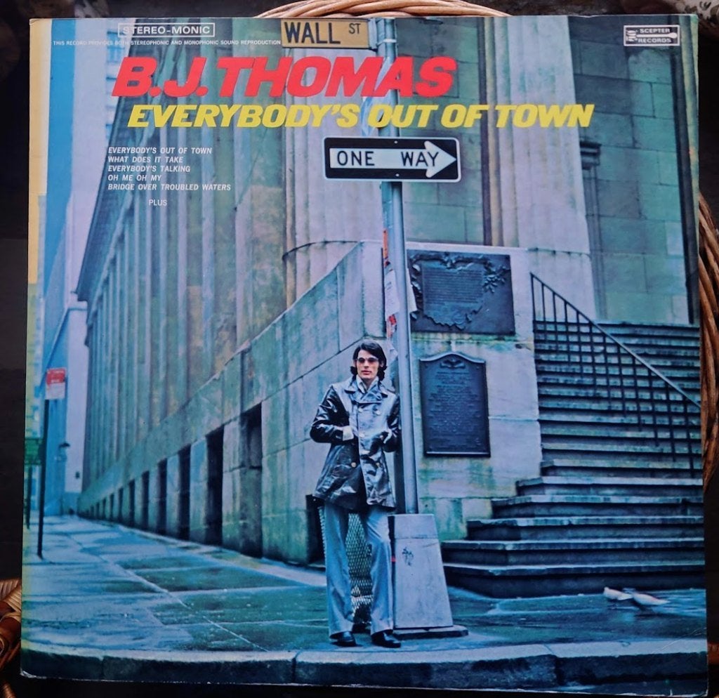 B.J. Thomas - Everybody's Out Of Town, Gebruikt, Originele persing, Ophalen of Verzenden, 1970 - 1979