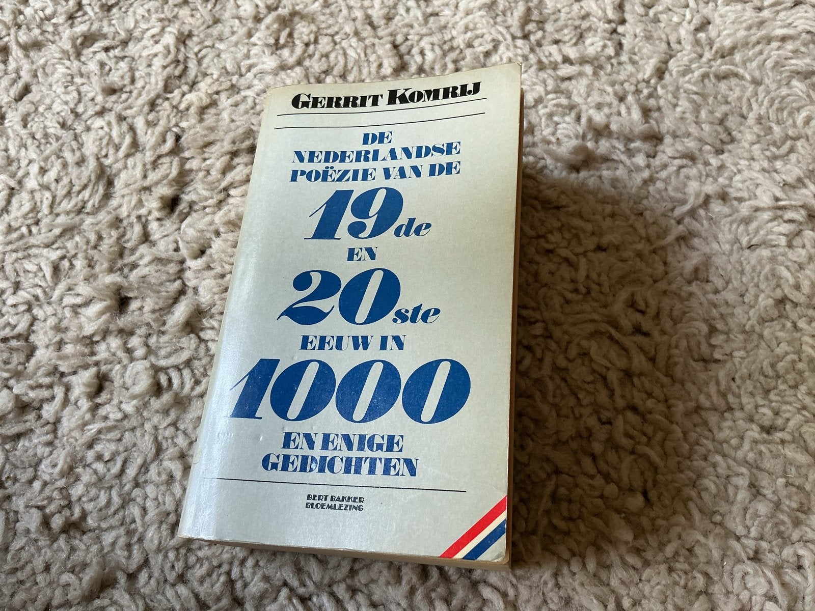 De Nederlandse Poëzie van de 19e en 20e Eeuw - Gerrit Komrij, Ophalen of Verzenden, Gelezen, Eén auteur
