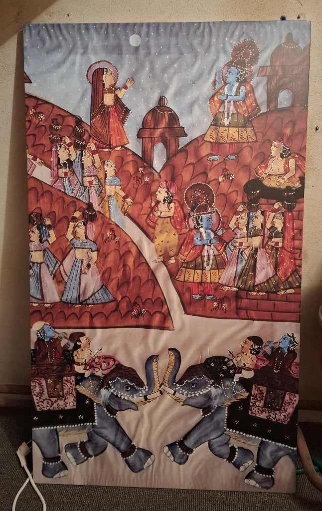 Infrarood paneel met beschildering, Ophalen, Overige typen, Zo goed als nieuw, 60 tot 150 cm