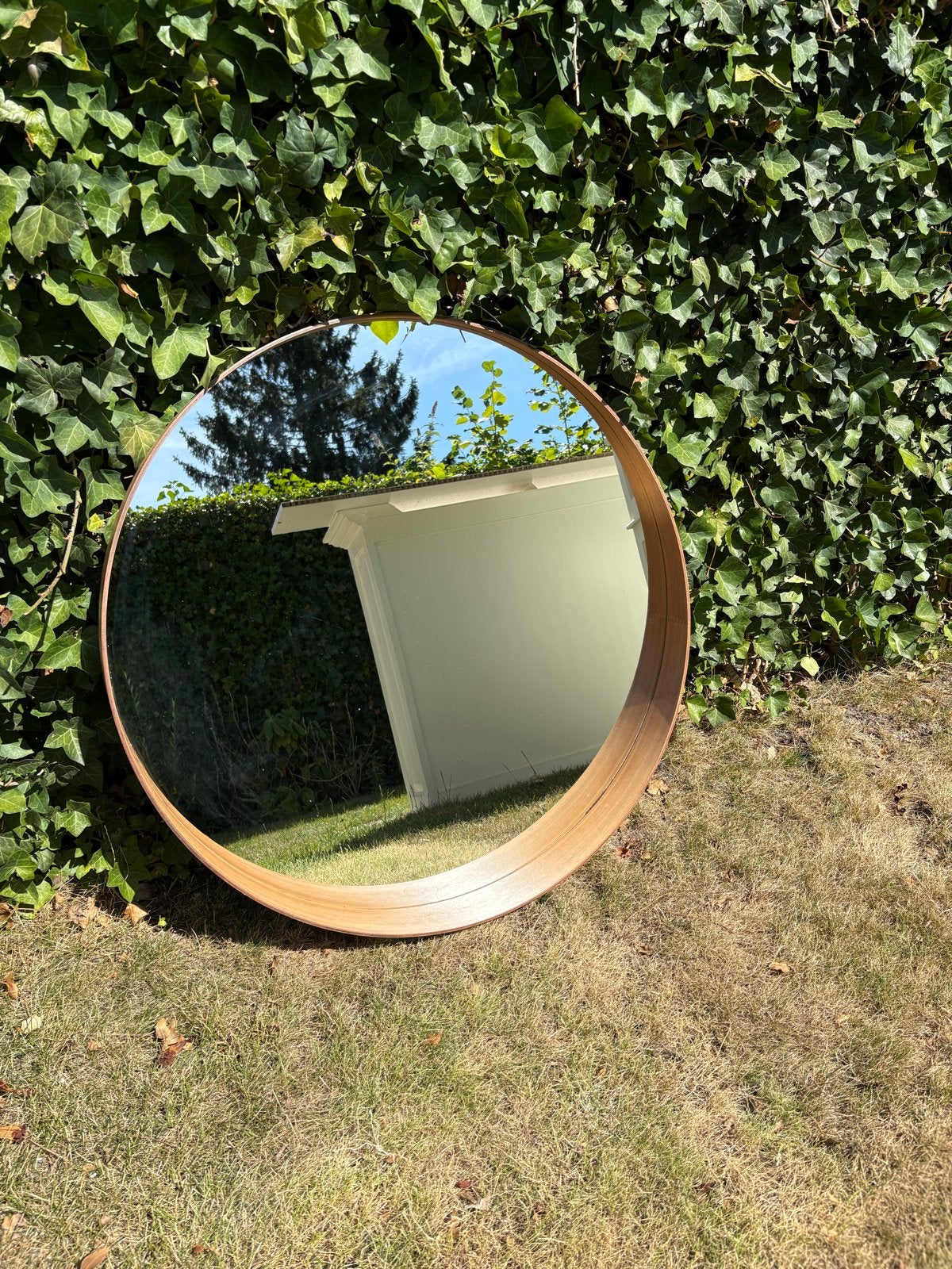IKEA Stockholm spiegel rond - 80 cm, Huis en Inrichting, Woonaccessoires | Spiegels, Ophalen, Gebruikt, Rond, 75 tot 100 cm